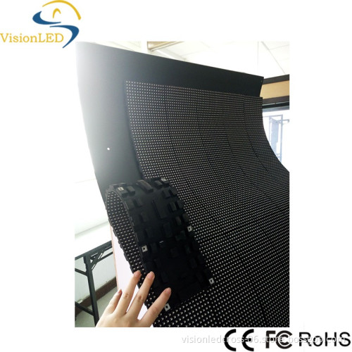 indoor full color RGB P7.62mm flexible LED scrolling message signs